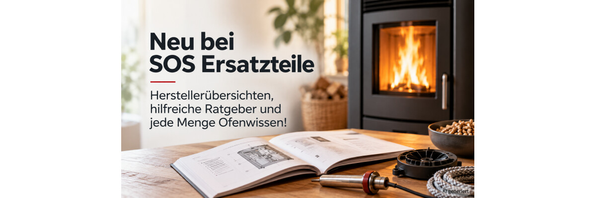 Neu bei SOS Ersatzteile: Herstellerübersichten, hilfreiche Ratgeber und jede Menge Ofenwissen! - Neu bei SOS Ersatzteile: Herstellerseiten &amp; Ofen-Ratgeber