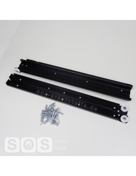 Schubladenführung schwarz für LHS 75, 90 und 105 Herde...