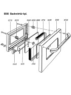 Komplette Backrohrtür für Lohberger ZEH 90, ZEH 110 & LHS 105 mit Kunststoffgriff