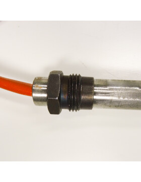Glühzünder für Haas & Sohn Pelletöfen, 300 W, 3/8 Zoll Gewinde, L = 160 mm, Ø = 12,5 mm, Zündwiderstand, Zündpatrone mit dickerer Isolierung und Feuchtigkeitsschutz