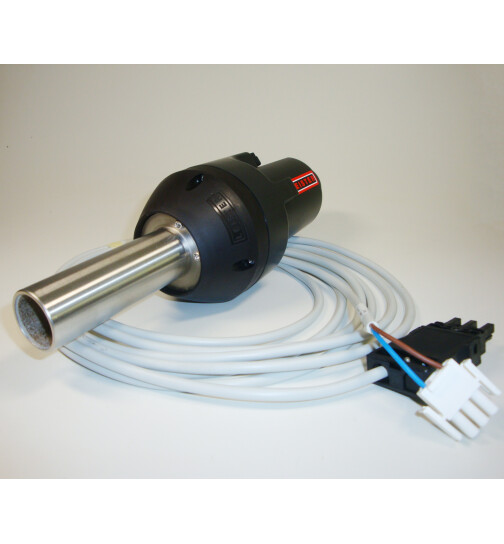 Zündgebläse Igniter BG4 von Leister für Pellet- und Hackschnitzelheizungen inkl. 2-adrigen Anschlusskabel 1600 Watt