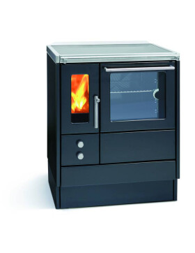 Heiztürglas außen bedruckt für Lohberger LC 75 B, LC 80, LM 50 und AC 105