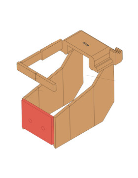 Rückstein für Lohberger LC 75 B-Z, LC 80-Z und...