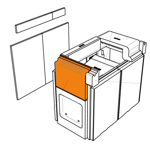 Rückstein oben für Lohberger LC 70, LC 75 A und LM 40