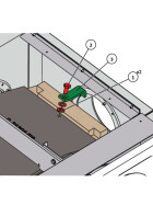 Abdeckung Flammbündelplatte inkl. Befestigungsmaterial für Jetfire LHS 40.4 und LHS 50.4