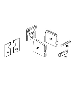 Einzelsteine Heizraum-Schamott für Lohberger LHS 50.3