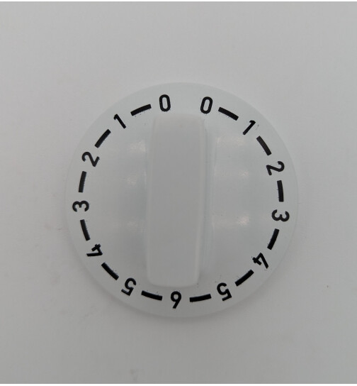 Reglerknebel Primärluft 0-6 in Silber matt für LHS 4-N Herde & AC 105